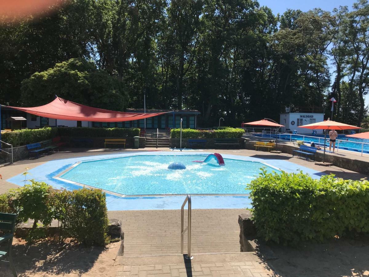 Pension Am Waldbad Seehausen  Esterno foto